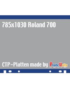Druckplatte 785x1030 Roland 700