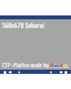 Druckplatte 560x670 Sakurai